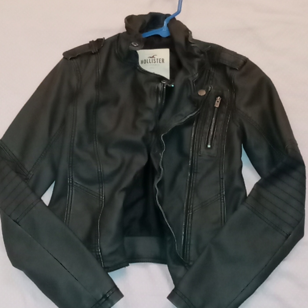 Leather jacket from hollister